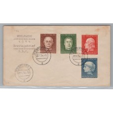 ALEMANIA OCCIDENTAL 1954 SOBRE PRIMER DIA DE EMISION CON SERIE DE ALTO VALOR, SON MUY RAROS Y ESTA ESTA DE LUJO 170 EUROS MUY BAJA BASE !!!